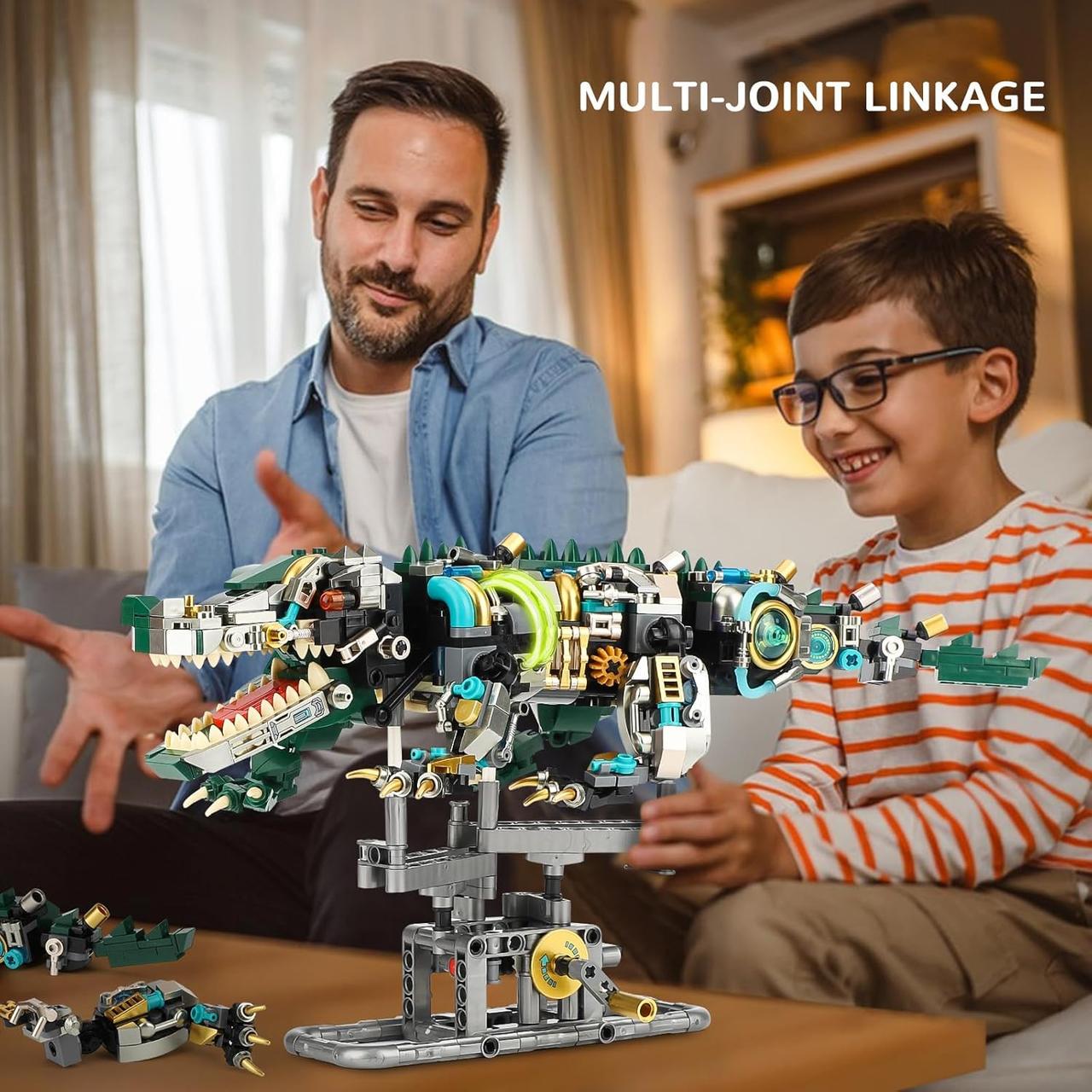 Конструктор детский MJI Крокодил механический двухсторонний 996 дет. (22792499) - фото 10 Конструктор детский MJI Крокодил механический двухсторонний 996 дет. (22792499) - фото 10