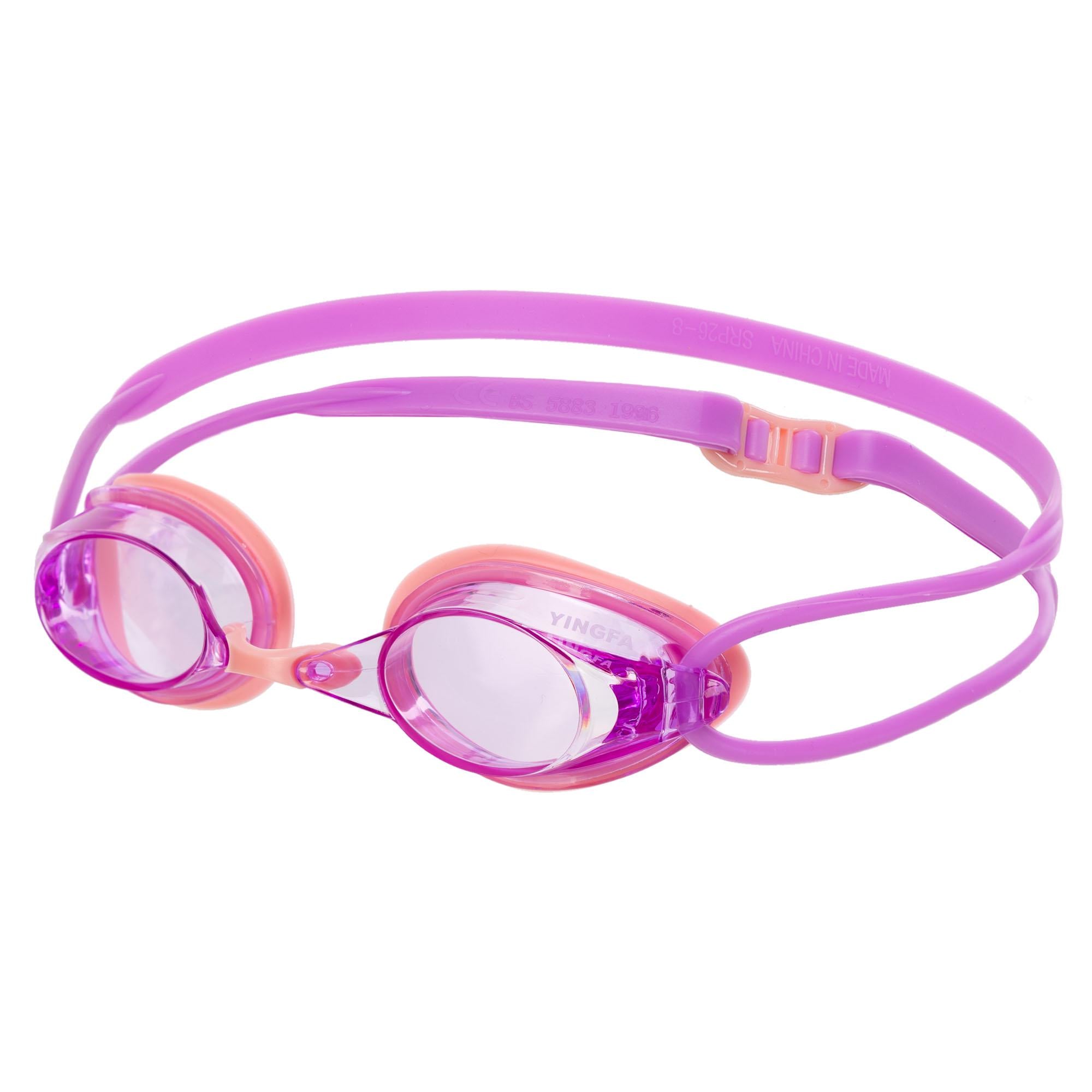 Очки для плавания стартовые YINGFA Y590AF Фиолетово-розовый (Y590AF_Фиолетовый-розовый)