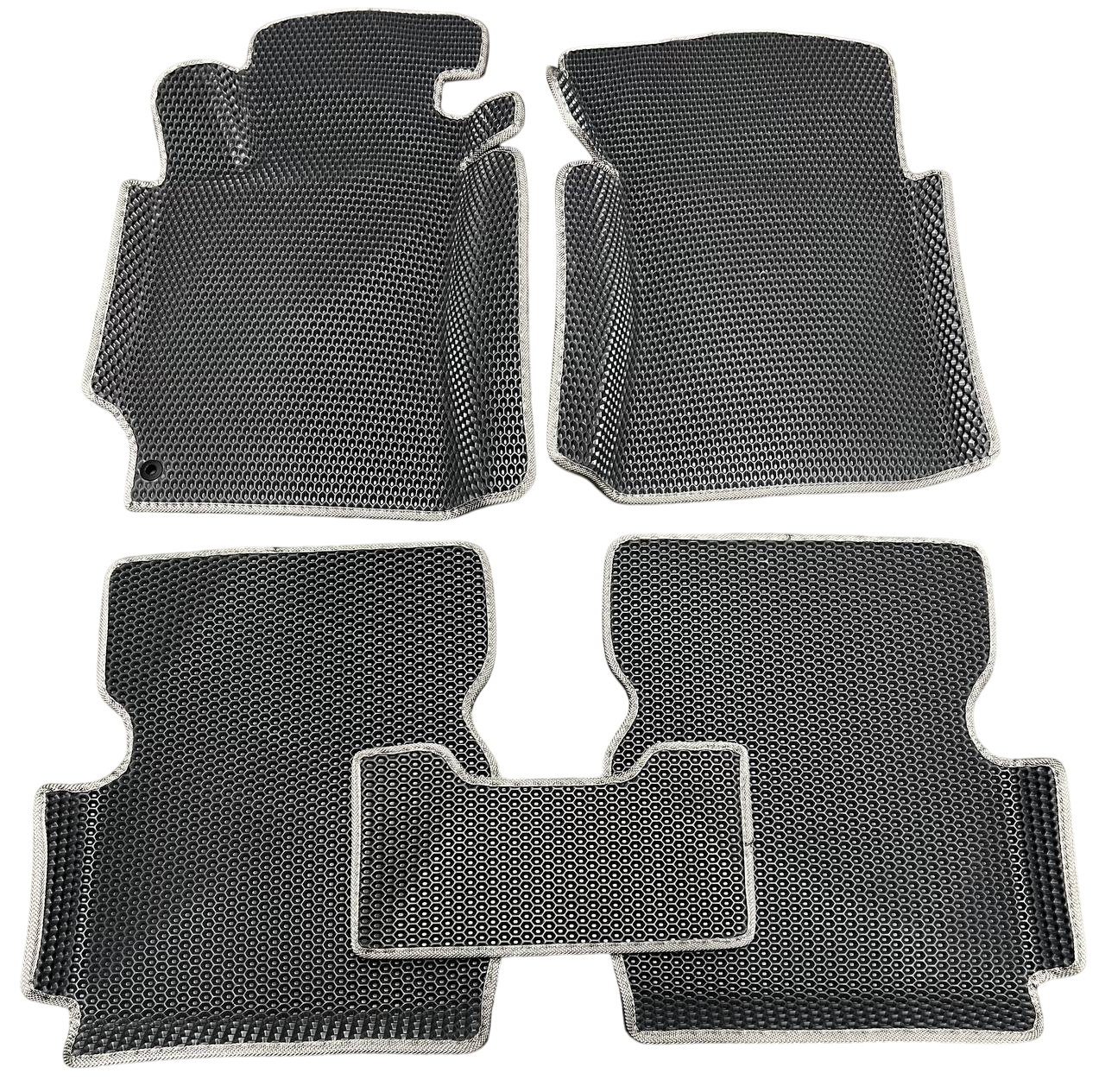 Коврики EVA с бортиками и 3Д лапой в салон для Subaru Forester 2 2002-2008 гг. Черный (2448196949)