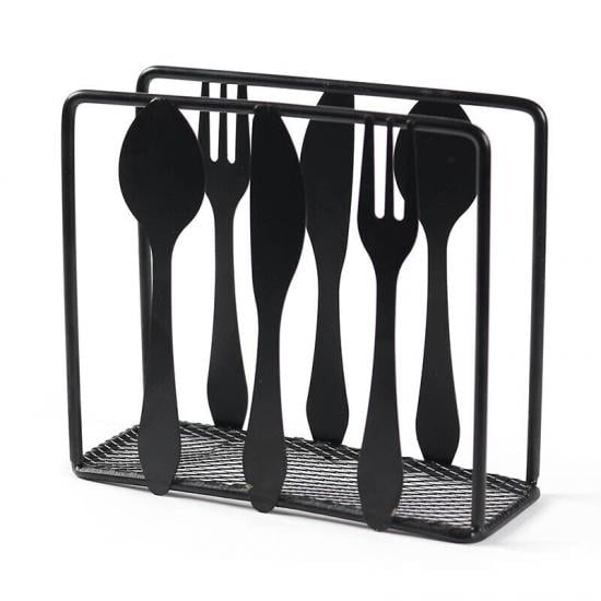 Салфетка настольная Tissue 15 см металл Black (127966)