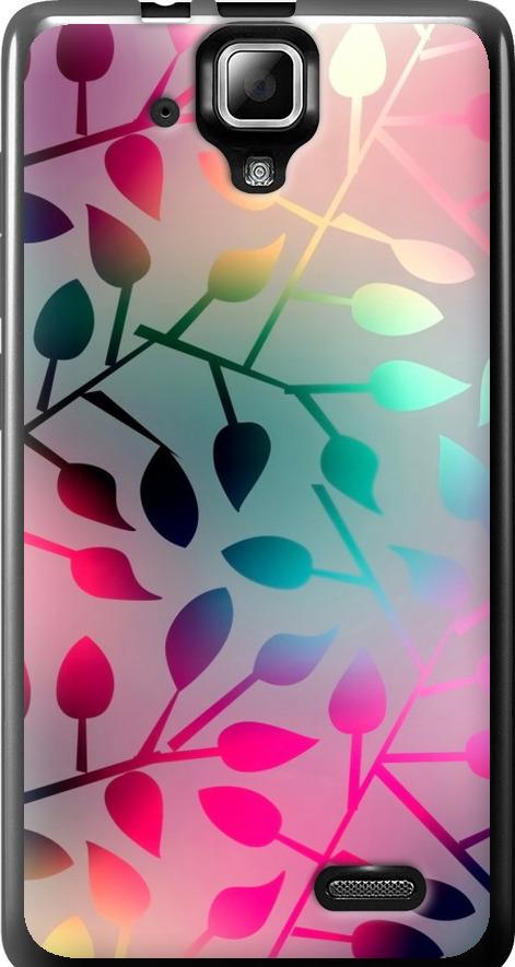 Чехол на Lenovo A536 Листья (2235u-149-42517)