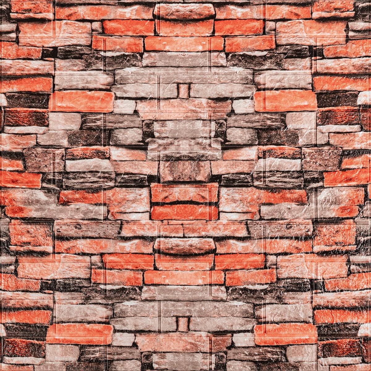 3D-панель Sticker Wall SW-00000044 самоклеящаяся 700х770х6 мм Разноцветный (1041418125)