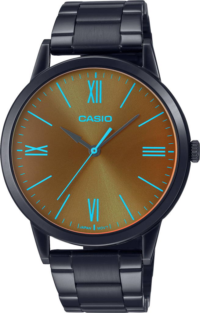 Мужские наручные часы Casio Timeless Collection MTP-E600B-1B со стальным корпусом Золотой (3150795447)