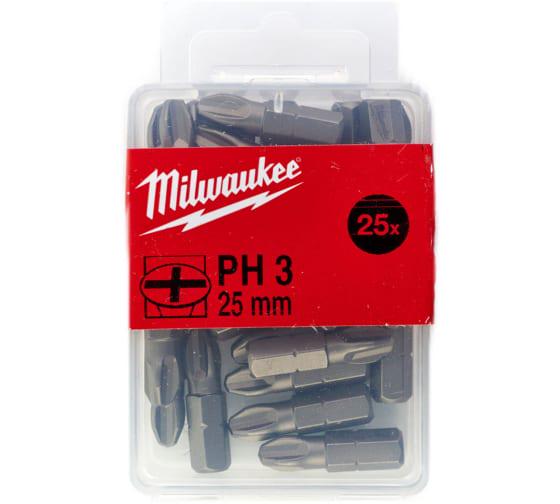 Біта Milwaukee PH3 25 мм 25 шт. (4932399588)