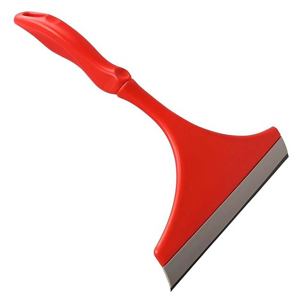 Швабра пластиковая Stenson J01346 для мытья окон и гладких поверхностей рабочая часть 23x27 см Красный (626989)