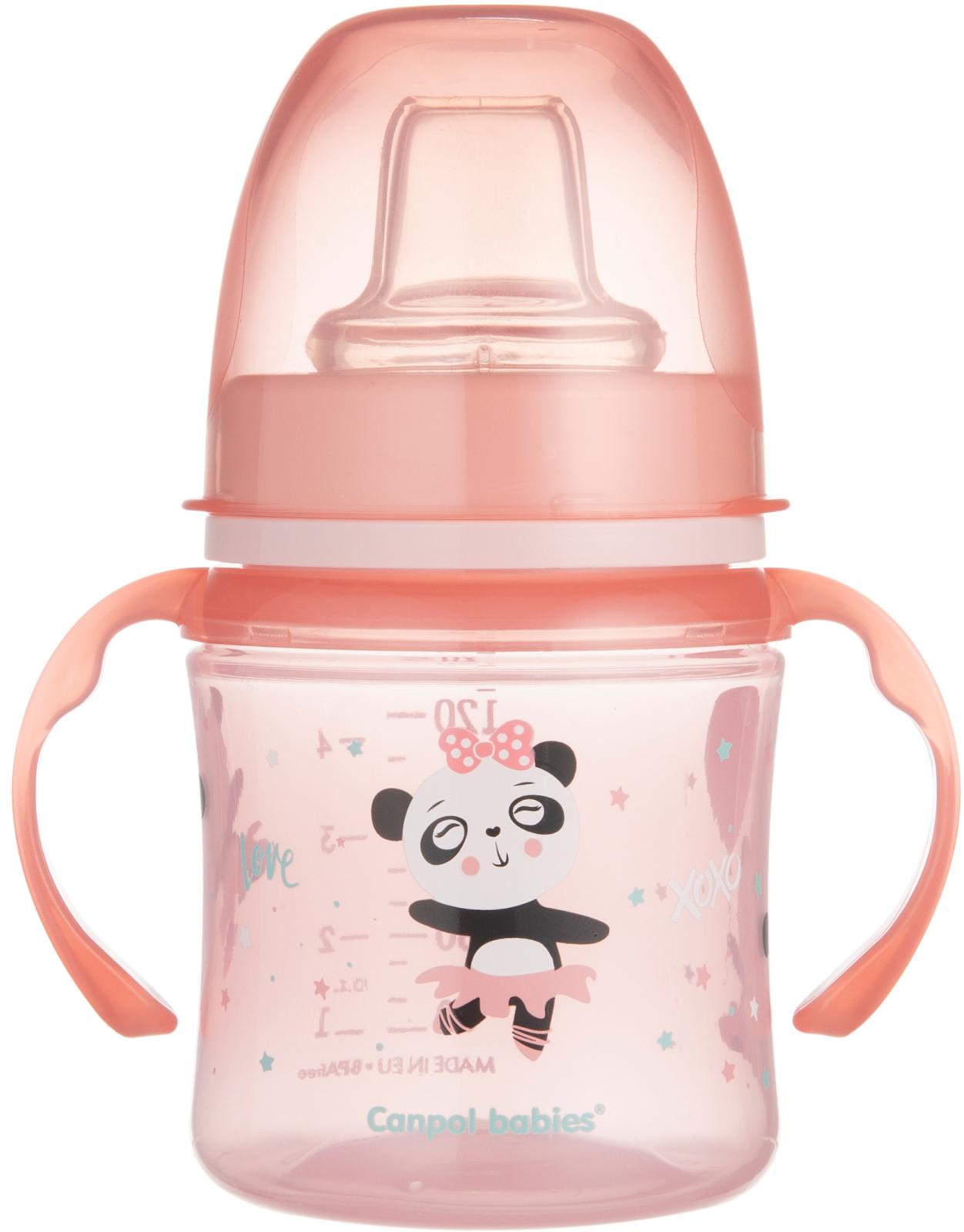 Поїльник дитячий тренувальний Canpol Babies 35/207 EasyStart 120 мл Pink (13639)