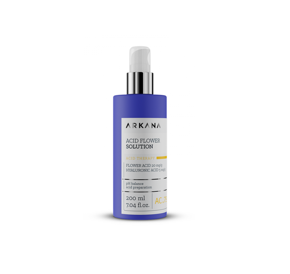 Тонік для обличчя з квітковою та гіалуроновою кислотами Arkana Acid Therapy Acid Flower Solution 200 мл (46079)
