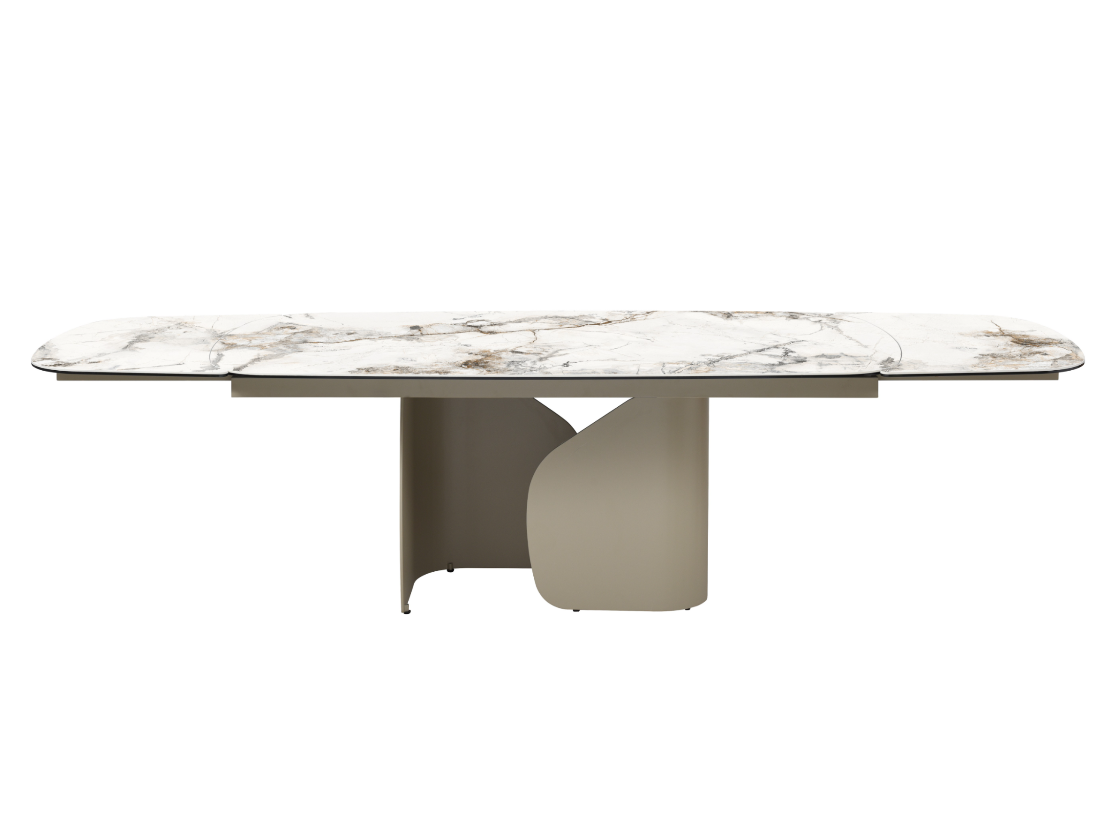 Обідній стіл розсувний Vetro Mebel Крістіано 2000/3000х1000x760 мм Аврора голд/Бежевий (TML-1300) - фото 2 Обідній стіл розсувний Vetro Mebel Крістіано 2000/3000х1000x760 мм Аврора голд/Бежевий (TML-1300) - фото 2