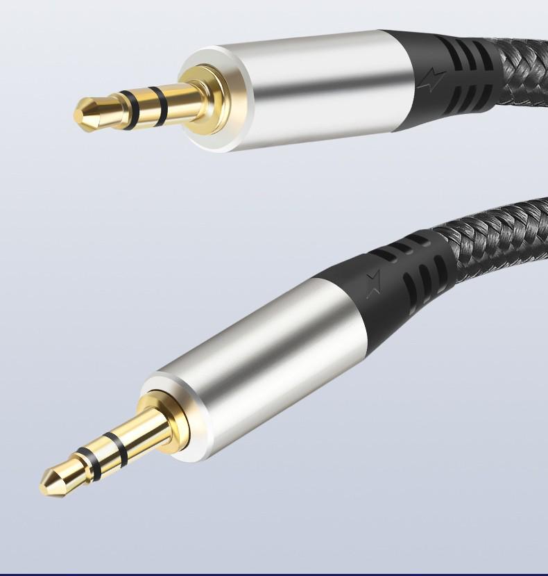 Аудіокабель AUX стерео mini-jack 3,5 тато/mini-jack 3,5 тато 1 м (0047) - фото 2 Аудіокабель AUX стерео mini-jack 3,5 тато/mini-jack 3,5 тато 1 м (0047) - фото 2