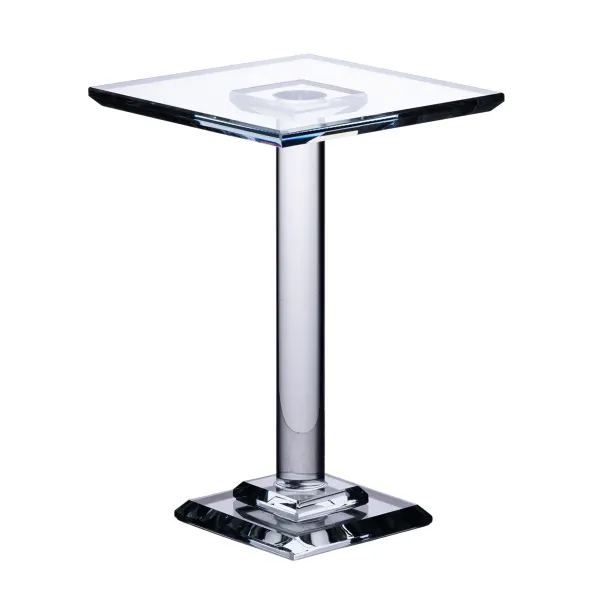 Тортовщица на ножке Tetragon стеклянная 23 см Прозрачный (HP-4-72L)