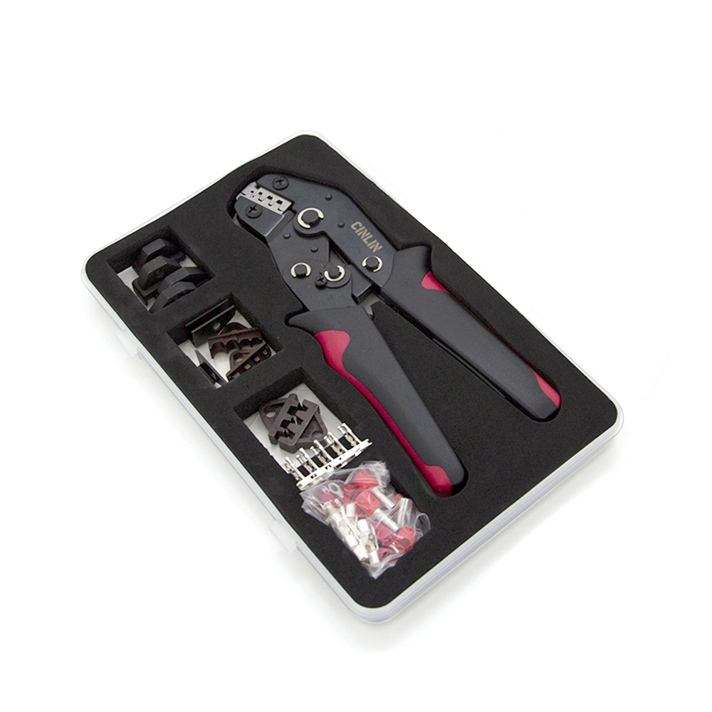 Инструмент обжимной cinlin для клемм с насадками 06 02с 06wf 48b 0,25-16 мм2 (YUT_V8012)