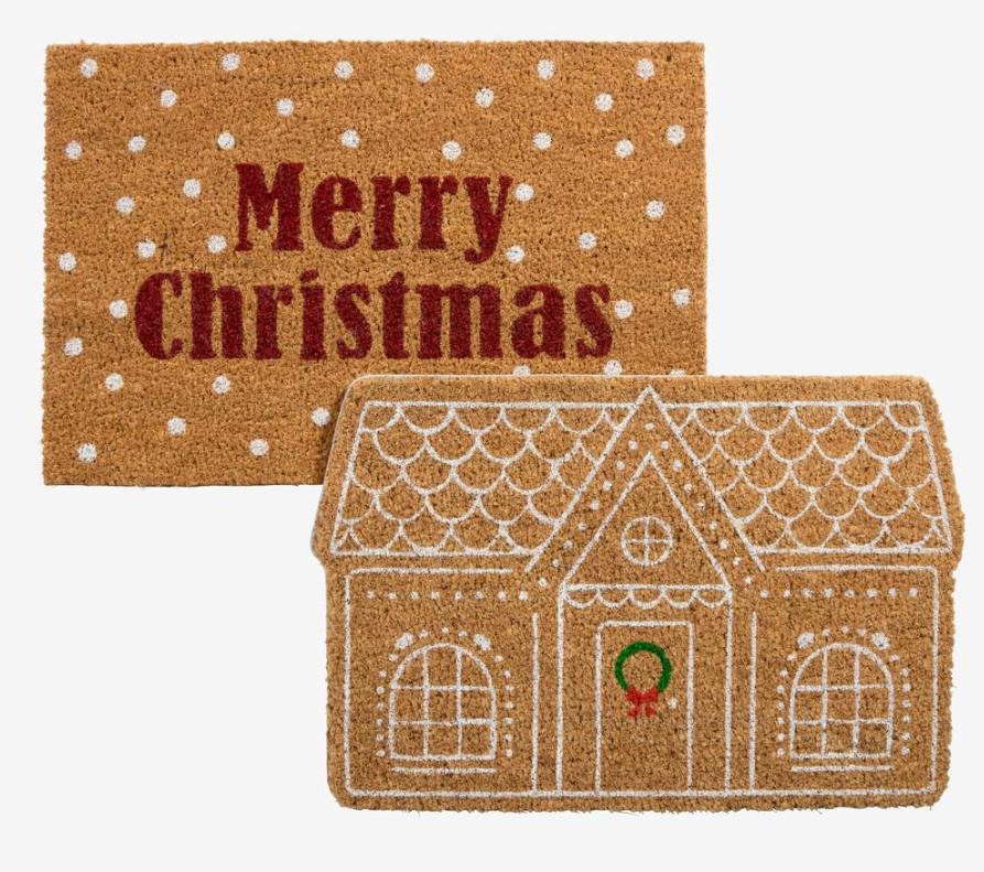 Коврик придверный Новогодняя койра 40х60 см 2 шт. (dc01c2f9) Коврик придверный Новогодняя койра 40х60 см 2 шт. (dc01c2f9)