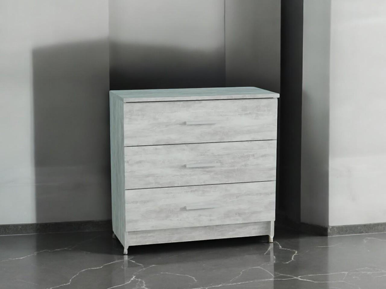 Комод на 3 шухляди Бетон (P89а) - фото 2 Комод на 3 шухляди Бетон (P89а) - фото 2