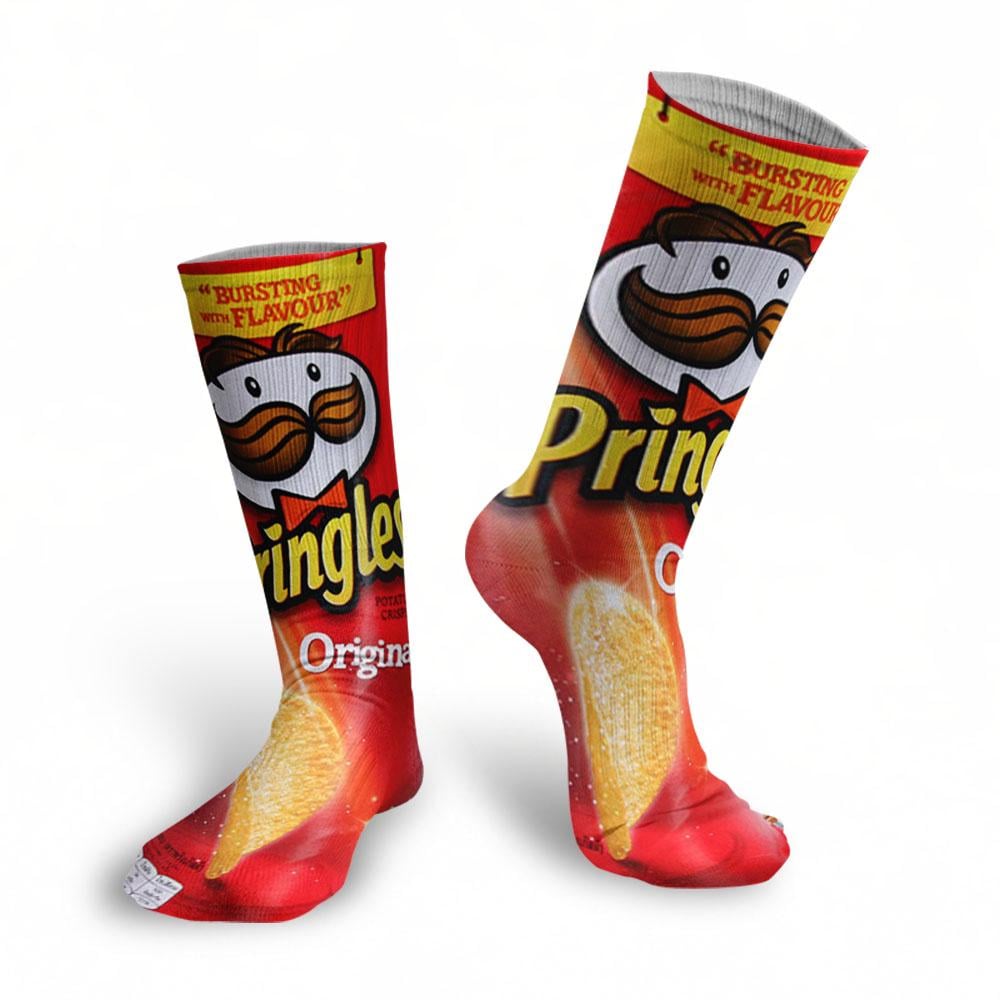 Носки мужские с принтом чипсов (VA-Pringles Socks)