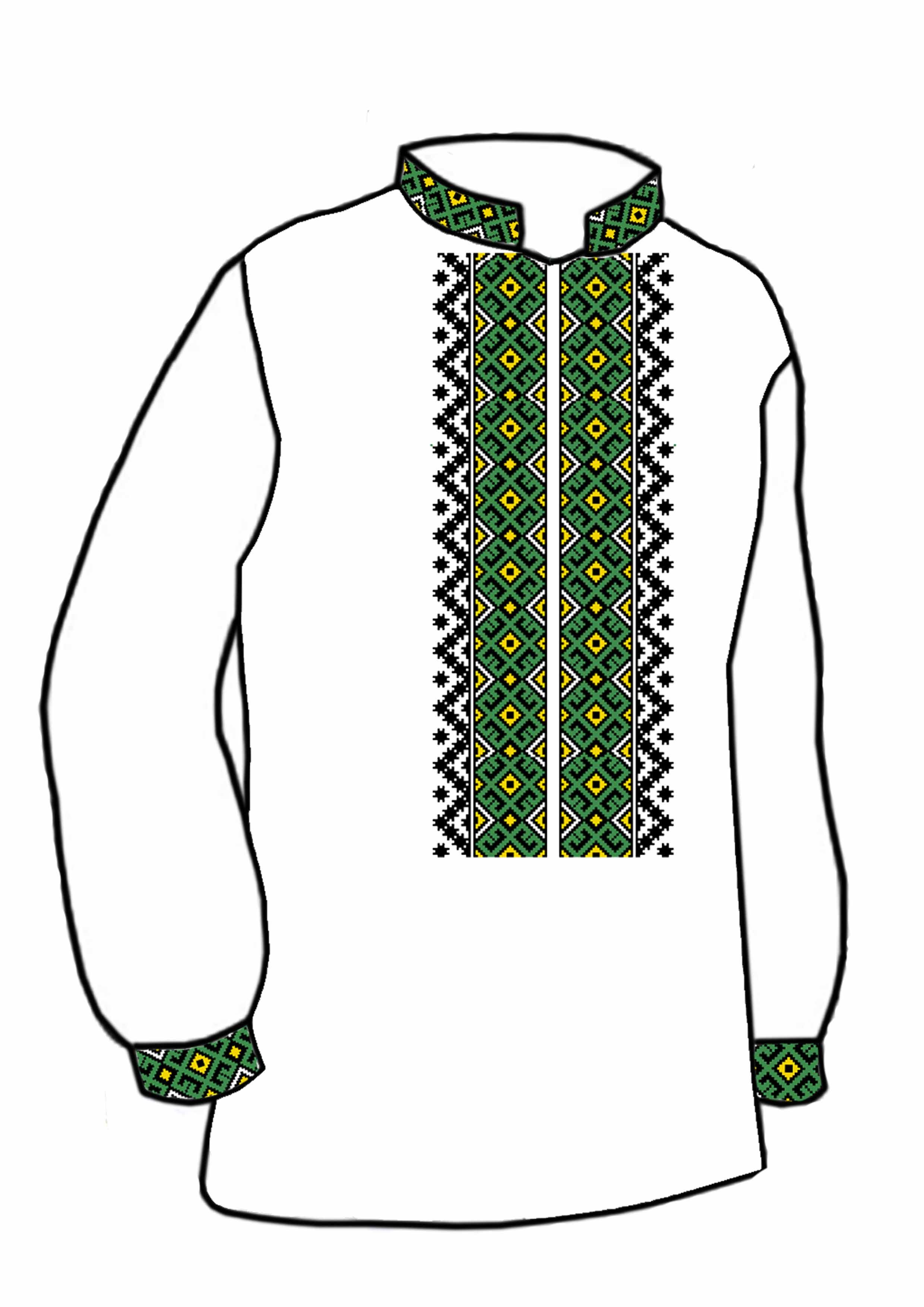 Заготовка для вишивки нитками або бісером/сорочка чоловіча не пошита СЧД-213 домоткане полотно Заготовка для вишивки нитками або бісером/сорочка чоловіча не пошита СЧД-213 домоткане полотно