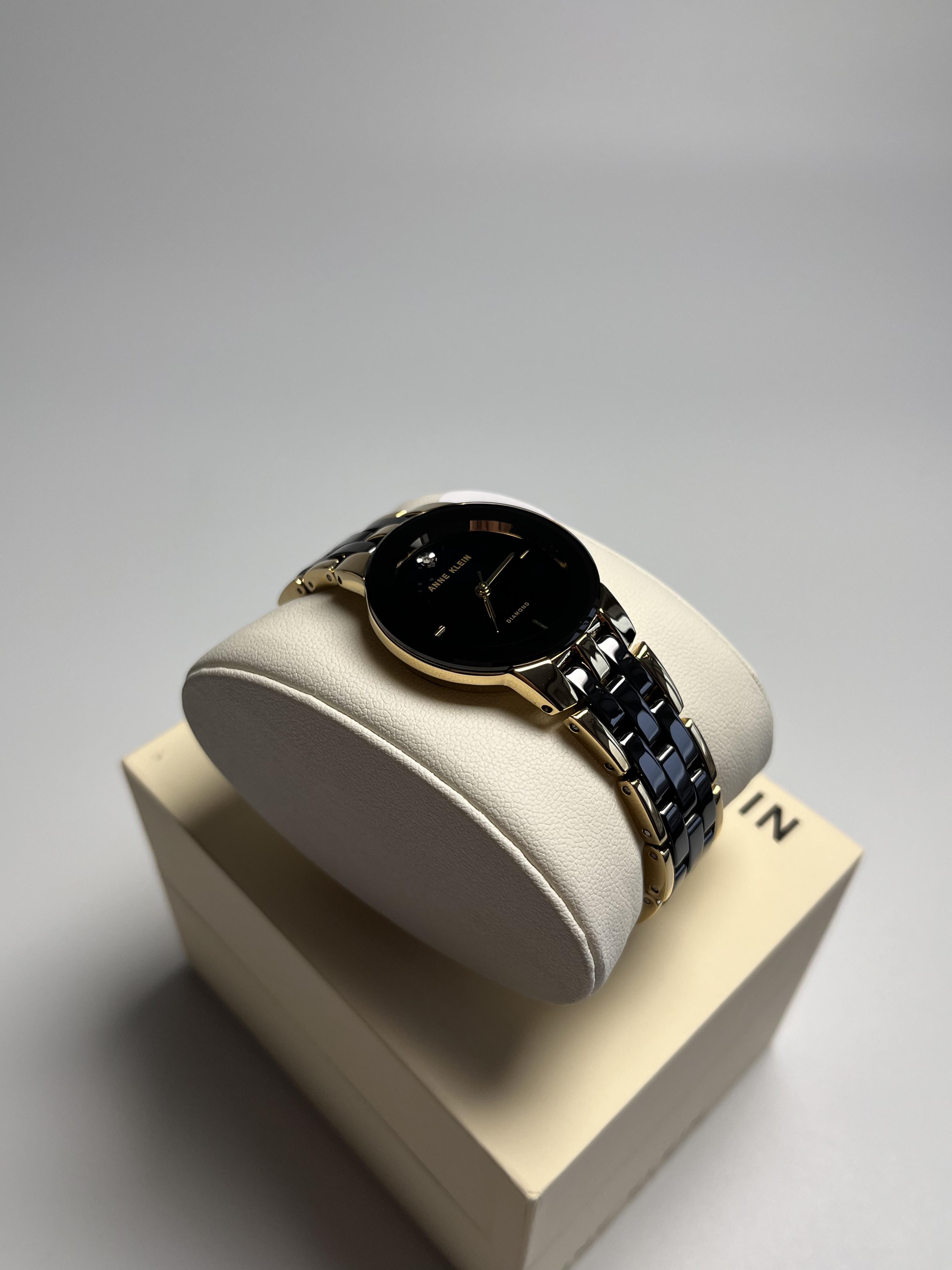 Часы классические Anne Klein AK/1610BKGB круглые Черный - фото 3 Часы классические Anne Klein AK/1610BKGB круглые Черный - фото 3