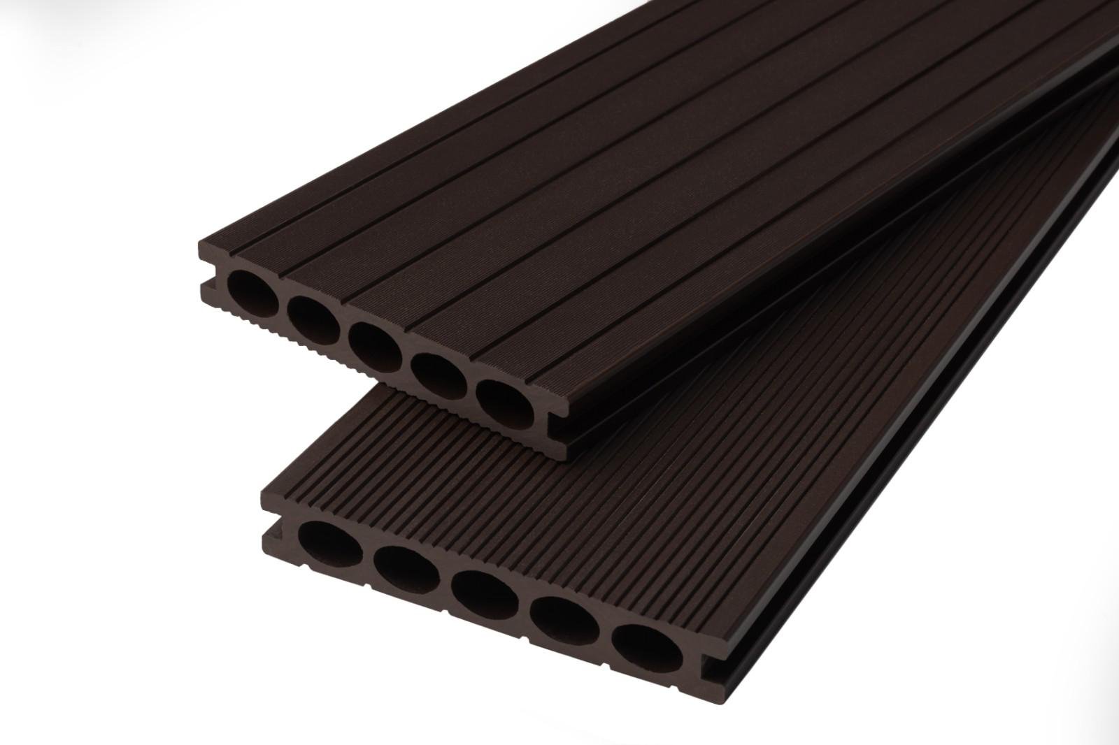 Терасна дошка Polyroot Series S 160x25x2400 мм Chocolate (00054)