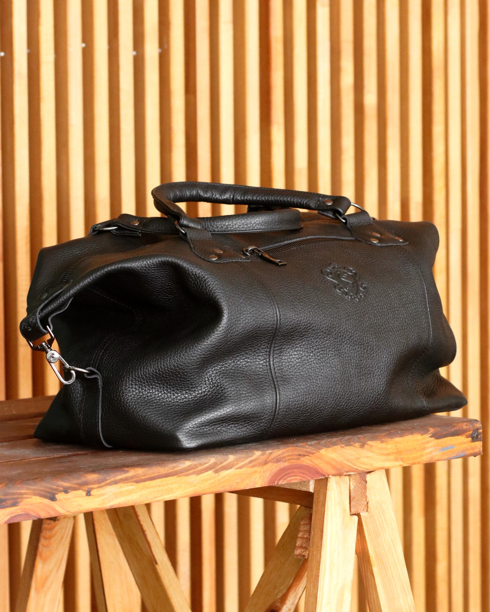 Дорожная сумка из натуральной кожи D 11