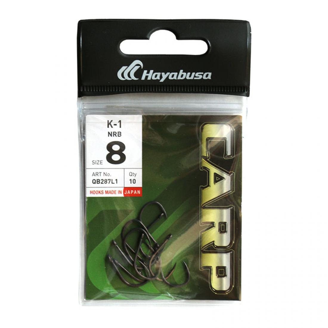 Крючок Hayabusa K-1 NRB №8 10 шт. (3KB5038) - фото 1 Крючок Hayabusa K-1 NRB №8 10 шт. (3KB5038) - фото 1
