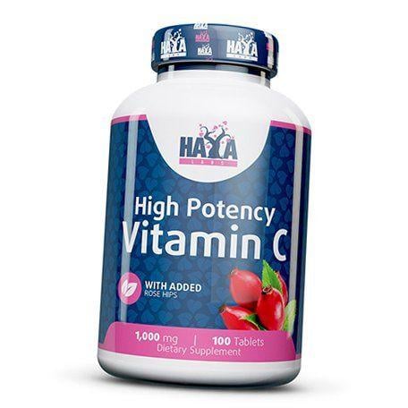 Витамин С с шиповником Haya Vitamin C with Rose Hips 1000 100 таб. (36405037)