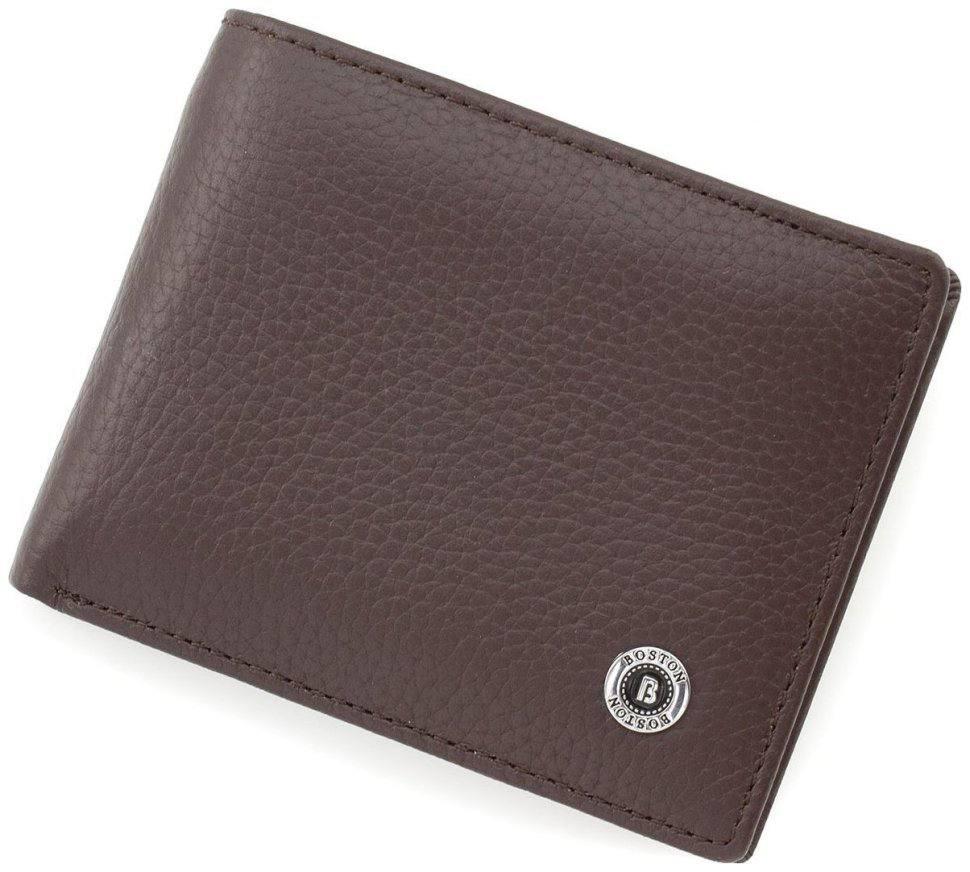 Кошелек мужской кожаный Boston Коричневый (26791)