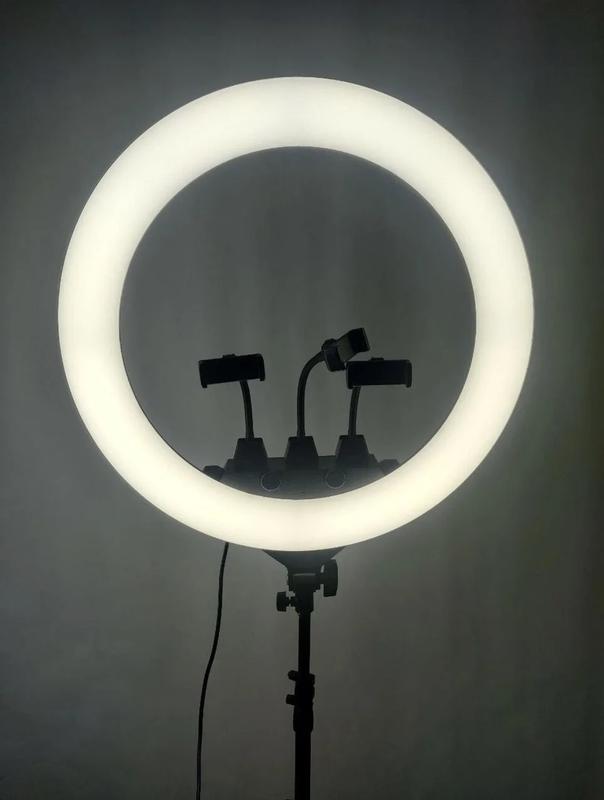 Кольцевая лампа Ring Light LED со штативом и пультом 36 см (LS-360) - фото 5