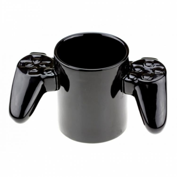 Кружка в виде джойстика Game over black
