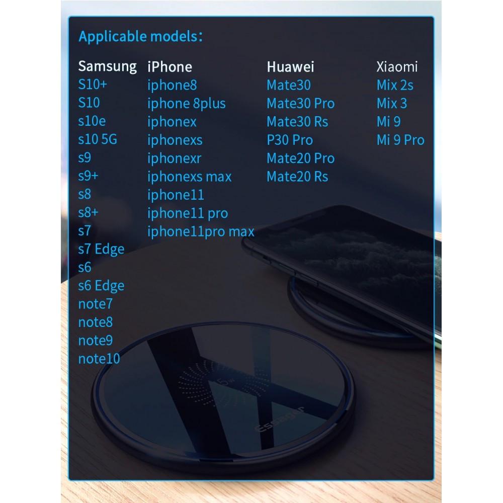 Зарядное устройство для беспроводной связи ESSAGER 15W quick charge QI (25397336) - фото 9 Зарядное устройство для беспроводной связи ESSAGER 15W quick charge QI (25397336) - фото 9