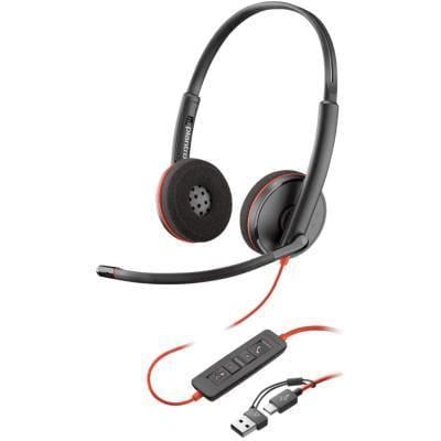 Наушники Poly Blackwire 3220 USB-A/C Черный (8X228AA)