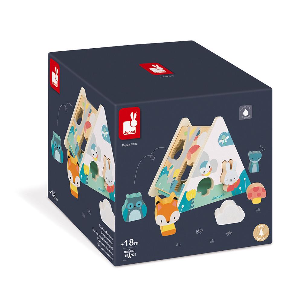 Сортер деревянный развивающий Janod J05150 (29596734) - фото 8 Сортер деревянный развивающий Janod J05150 (29596734) - фото 8