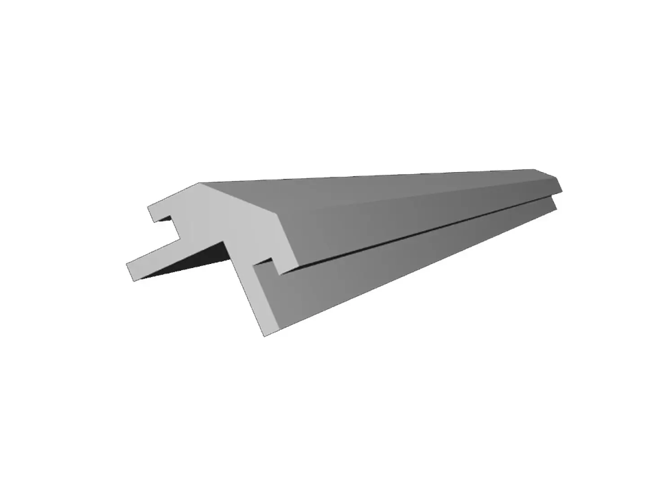 Карниз для LED освещения серия D Tesori KD 203 1150 мм (2328219082)