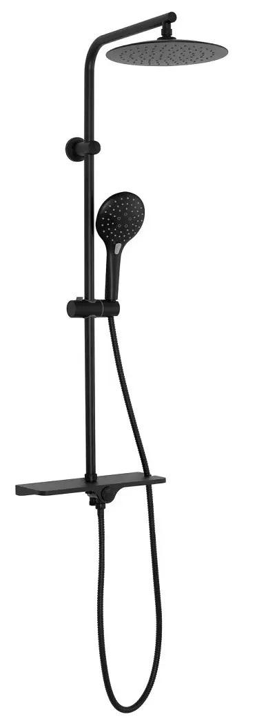 Душовий гарнітур з термостатом Rea MIKE Чорний (Rea-P0550) Душовий гарнітур з термостатом Rea MIKE Чорний (Rea-P0550)