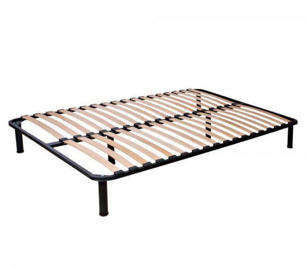 Каркас кровати с 6 ножками 120х190 см/25х25/32 ламели