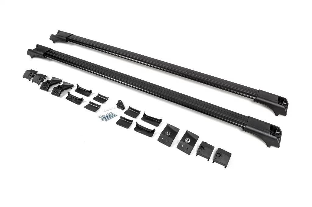 Перемычки на рейлинги Flybar V1 Erkul для Volvo XC90 2002-2014 гг. алюминий/пластик 2 шт. Черный (28022388)