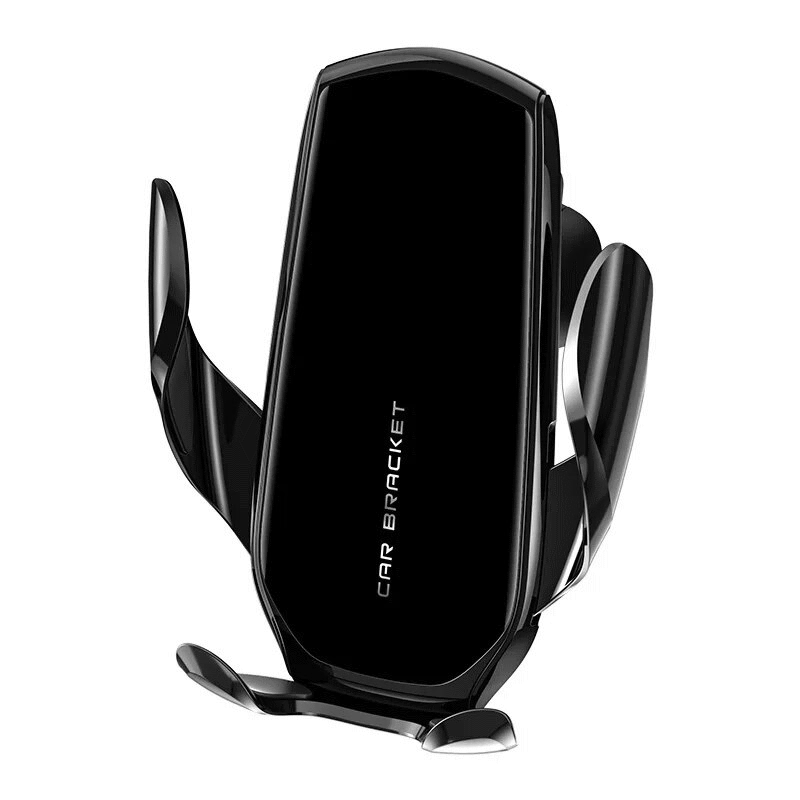 Тримач для телефону в машину на дефлектор з гравітаційним механізмом Чорний (13687908)