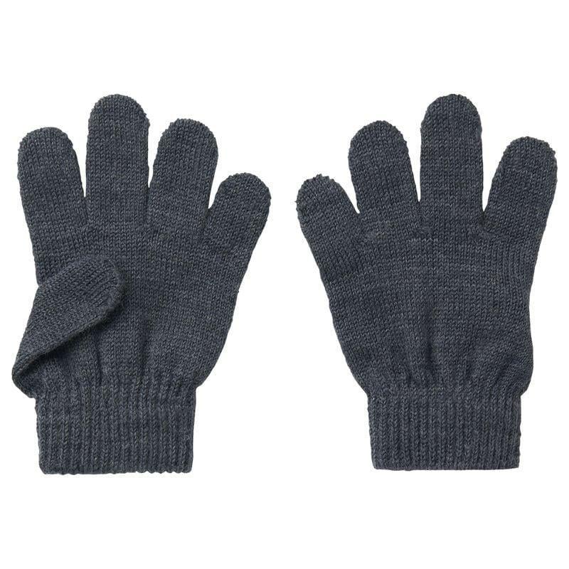 Дитячі демісезонні в'язані рукавички для хлопчиків Name It One Size 2-6 р. Темно-сірий (25091724) Дитячі демісезонні в'язані рукавички для хлопчиків Name It One Size 2-6 р. Темно-сірий (25091724)
