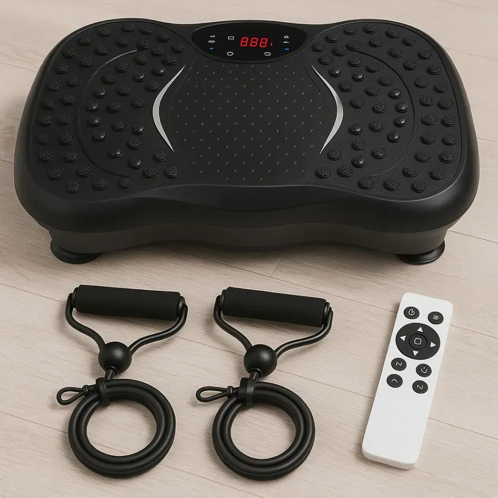 Виброплатформа для тренировок TS-5513 с 2 эспандерами пульт 120 кг (30635425) - фото 2 Виброплатформа для тренировок TS-5513 с 2 эспандерами пульт 120 кг (30635425) - фото 2