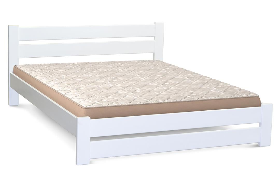 Кровать деревянная Моно 160х200 см Белый