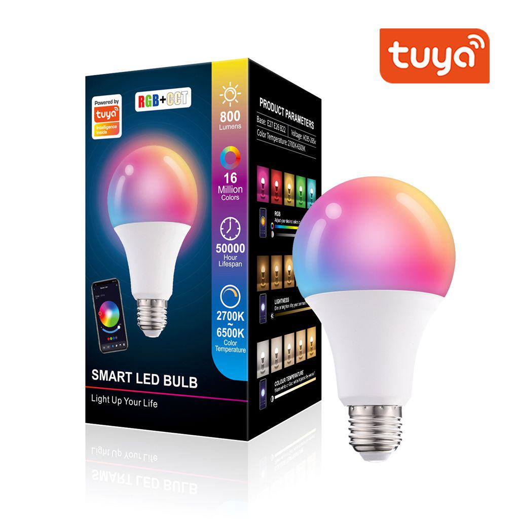 Лампа Tuya SMART WI-FI 10010 E27 RGB 15 Вт (70007ce3) - фото 3