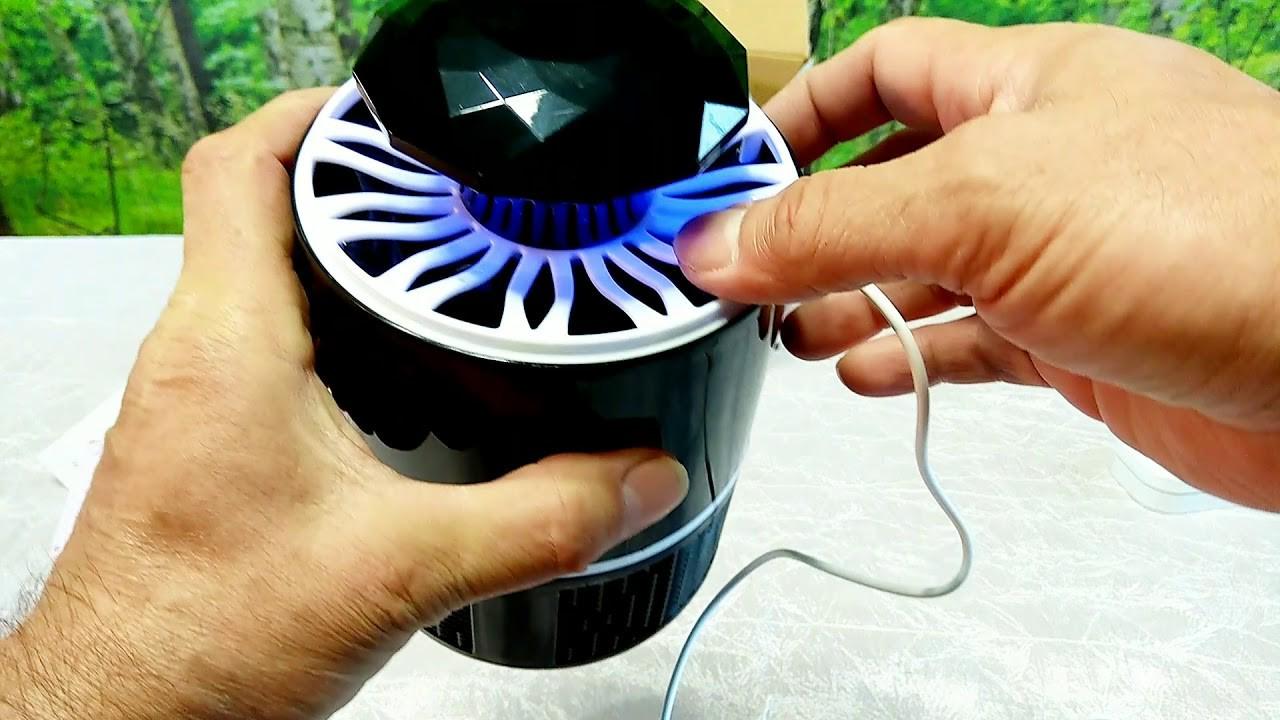 Ловушка для комаров Mosquito Killer Lamp USB 5 Вт Черный - фото 6