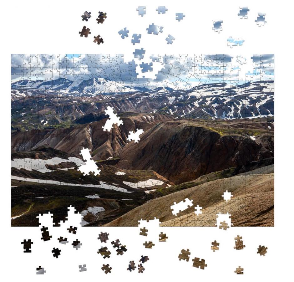 Пазл деревянный фигурный THEGRAVIX Горы Ландманналаугар 330 деталей Пазл деревянный фигурный THEGRAVIX Горы Ландманналаугар 330 деталей