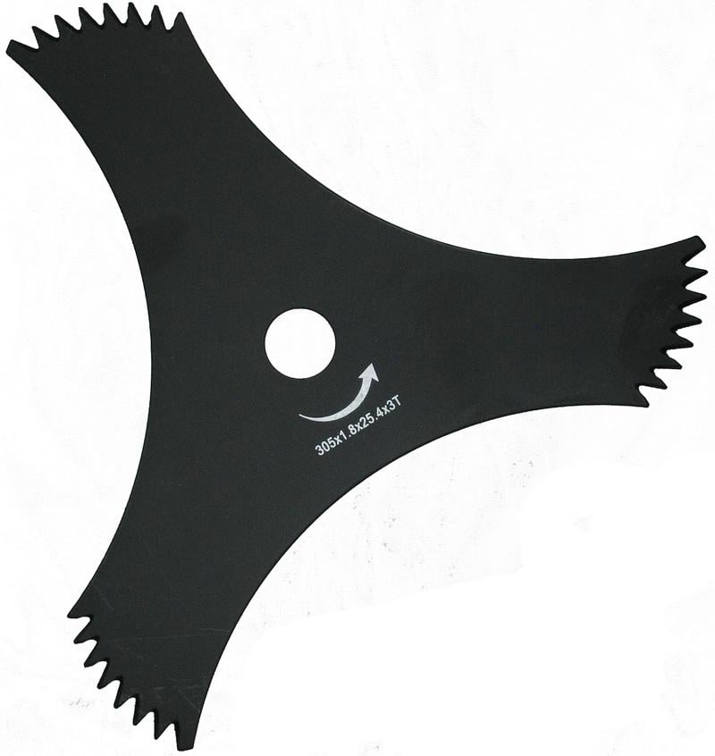 Нож триммера 3-Т зуб d25,4х305х1,8 картонной упаковке