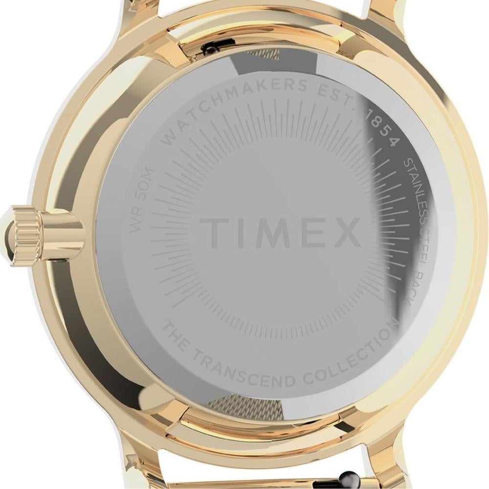 Наручний годинник жіночий Timex Transcend кварцевий Gold (Tx2u86800) - фото 5