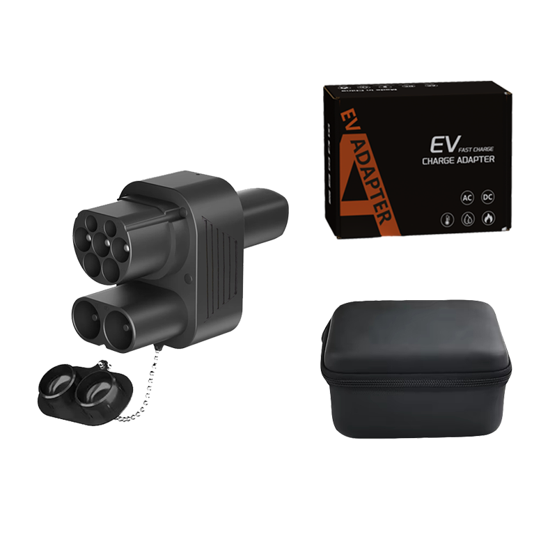 Адаптер CS2 Combo/Type2 Adapter 250 кВт для Tesla Model S/3/ X/ Y AC DC - фото 8