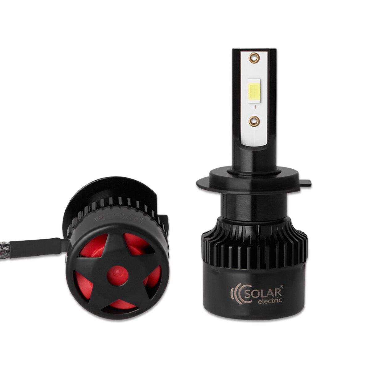 Автолампа Solar LED H7 12/24V 50W 5000Lm 6500K CSP3570 2 шт.