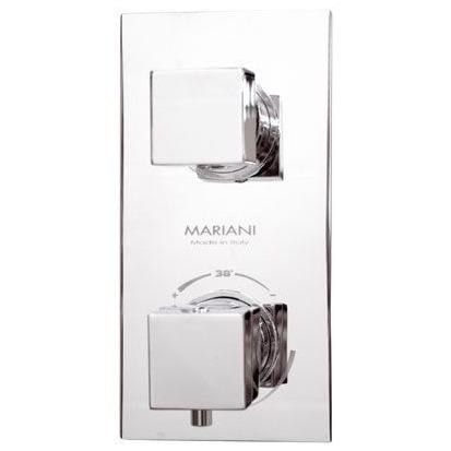 Смеситель скрытого монтажа MARIANI Wellness 126Q1 с термостатом Хром (143295) Смеситель скрытого монтажа MARIANI Wellness 126Q1 с термостатом Хром (143295)