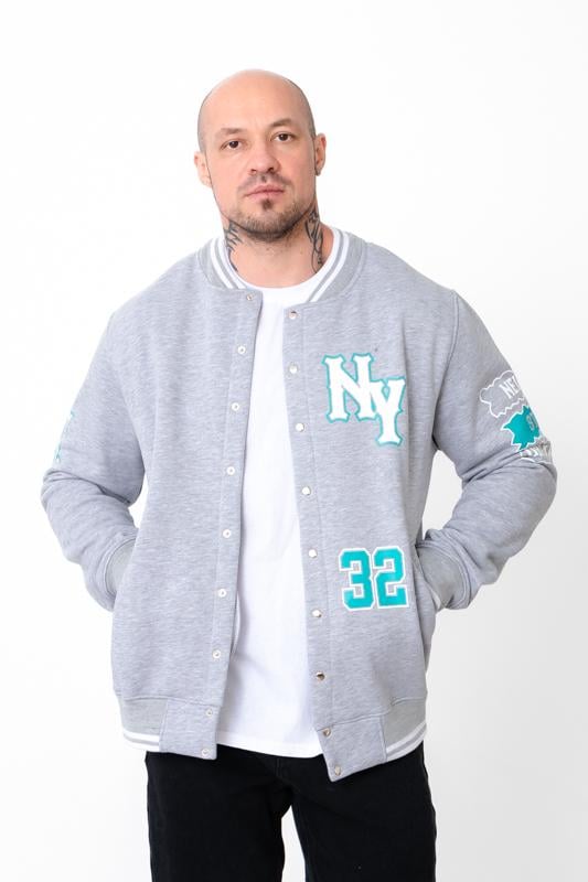 Бомбер чоловічий Носи Своє р. 46 Сірий (8415-025-33) Бомбер чоловічий Носи Своє р. 46 Сірий (8415-025-33)