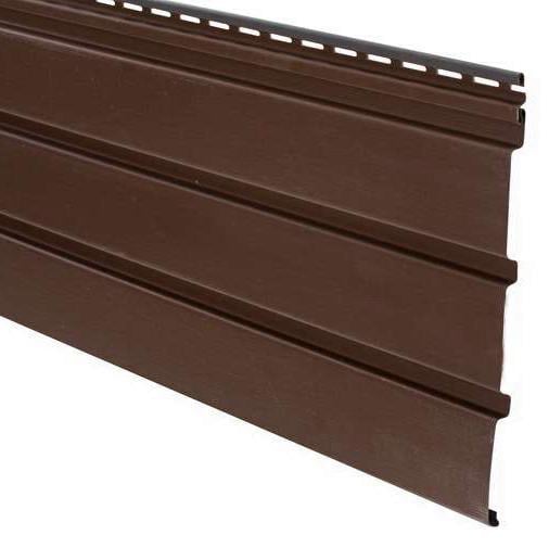 Софит айДахо без перфорации 3х0,3 м 0,9 кв.м. Коричневый