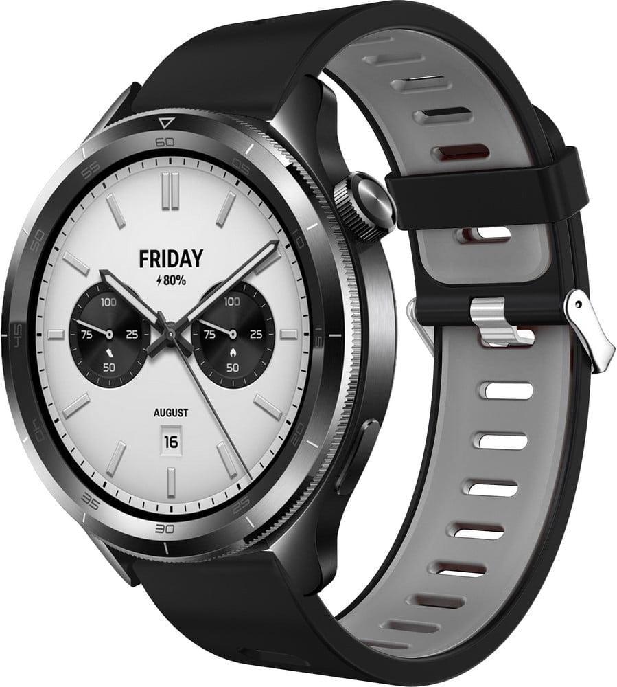 Ремешок Traf для смарт-часов Xiaomi Watch S4 47 мм Black/Grey (40613-53)