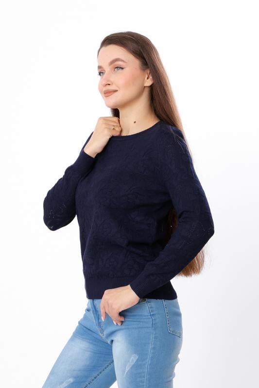 Кофта жіноча Носи Своє р. 46/48 Темно-синій (15524) - фото 2 Кофта жіноча Носи Своє р. 46/48 Темно-синій (15524) - фото 2